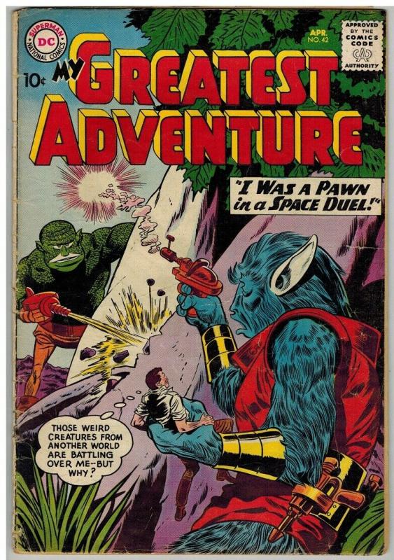 MY GREATEST ADVENTURE 42 FR-G April 1960