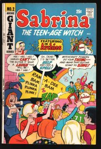 Sabrina The Teen-Age Witch #2 1971-Archie's cross over-Horror-mystery-Giant s...