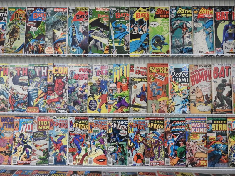 Huge 150+ Silver/Bronze Comics Low Grade Lot!! W/ Batman, Spider-Man, Thor+ MORE