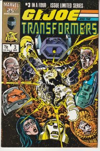 G.I. Joe and the Transformers #3 Direct Edition (1987)