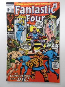 Fantastic Four #104 (1970) 1st Romita Art on Title! Sharp VF- Condition!