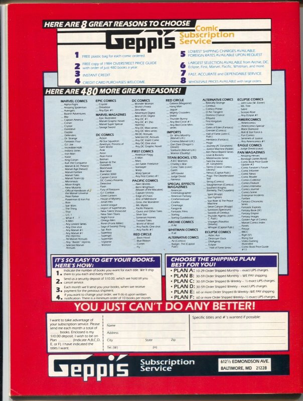 Nemo The Classic Comics Librery #3 1983-Popeye-EC Segar-Billy DeBeck-VF