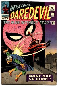 Daredevil #17 1966 Marvel comic book Spider-man Crossover Issue Vf-