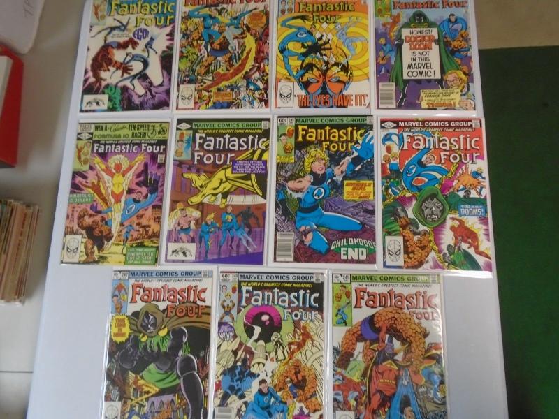 HI-Grade Fantastic Four 27 Different Lot From:#207-249, 8.0/VF (1979-1982)