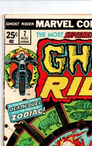 Ghost Rider #7 - 1974 - VG 