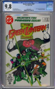 GREEN LANTERN #201 CGC 9.8 1ST KILOWOG WHITE PAGES