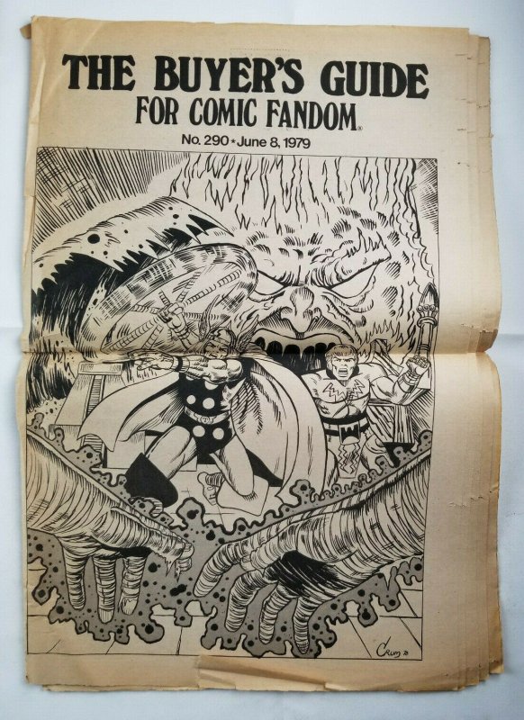 Buyers Guide For Comic Fandom #290 June 1979 - Wes Crum Thor Cover - VG