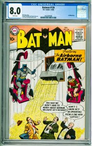 Batman #120 (1958) CGC 8.0! White Pages! 1st Whirly-Bats!