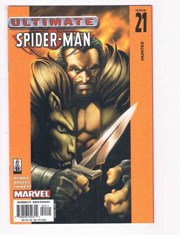 Ultimate Spider-Man # 21 NM Marvel Comic Book Kraven Green Goblin Venom S80