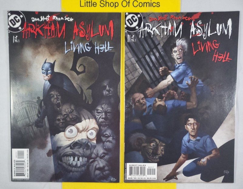 Arkham Asylum Living Hell #1 2 3 4 5 6 Set 2003 DC Comics