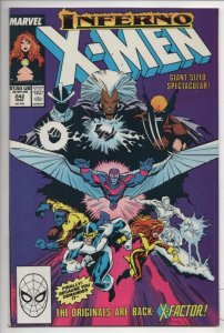X-MEN #242, VF/NM, Wolverine, X-Factor Claremont, Uncanny, 1963 1989 Marvel