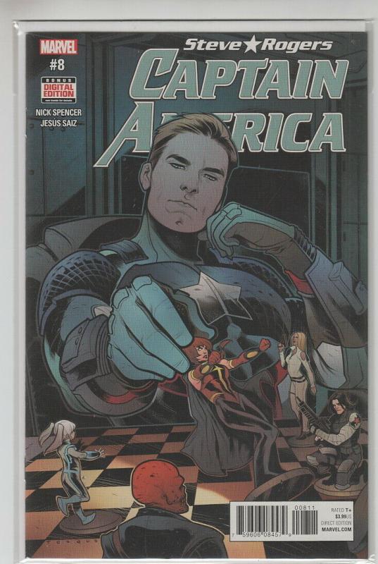 CAPTAIN AMERICA STEVE ROGERS (2016 MARVEL) #8 NM-