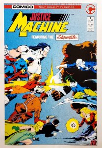 Justice Machine Featuring the Elementals #2 (June 1986, Comico) 6.5 FN+