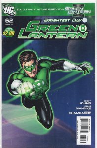 Green Lantern #62 Variant Cover (2011) Green Lantern