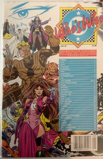 Who's Who: The Definitive Directory of the DC Universe #23 Newsstand Edi...