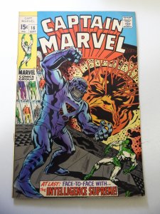 Captain Marvel #16 (1969) FN+ Condition