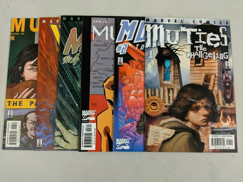 Muties #1-6 1 2 3 4 5 6 - Complete Set X-Men Tie-In - (Marvel 2002) - (8.0+)  