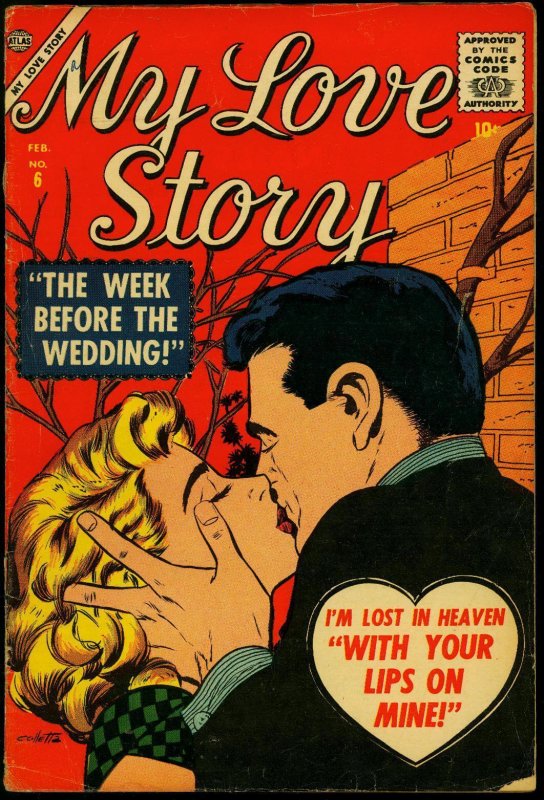 My Love Story #6 1957- Atlas Romance- Vince Colletta cover VG