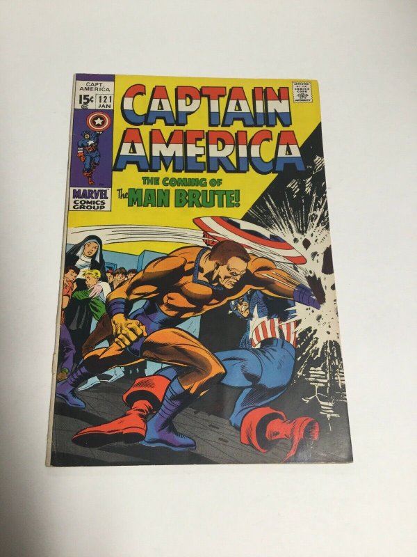 Captain America 121 Vg/Fn Very Good/Fine 5.0 Marvel Comics