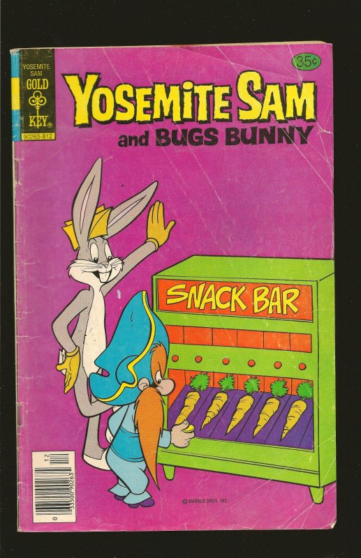 Gold Key Yosemite Sam and Bugs Bunny #57 (1978)SALVAGED>PLEASE READ NOTE<