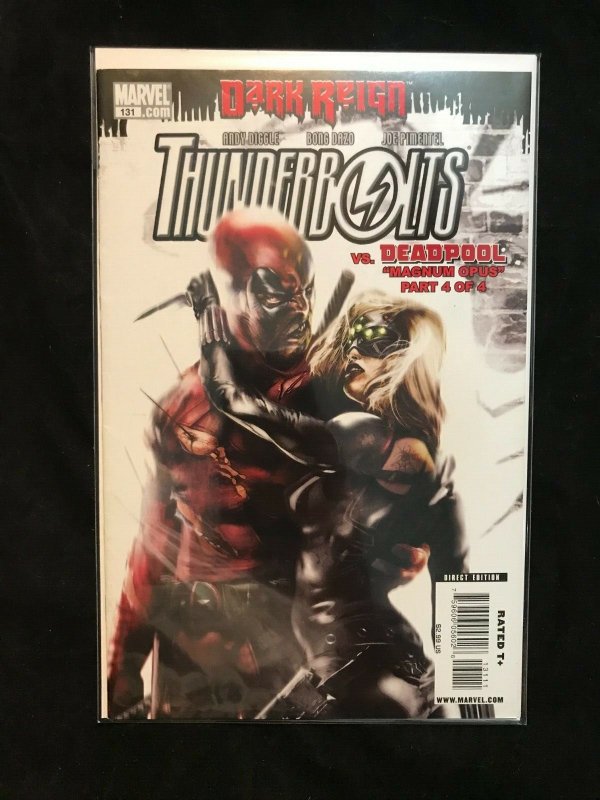 Thunderbolts #131 Marvel 2009 NM Francesco Mattina Deadpool / Black Widow cover 