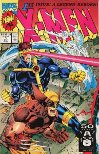X-Men #1 Wolverine and Cyclops Cover (1991) X-Men [Key Issue]