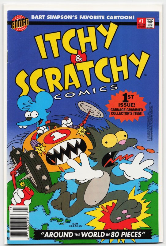 Itchy & Scratchy Comics #1 (1993) Itchy & Scratchy