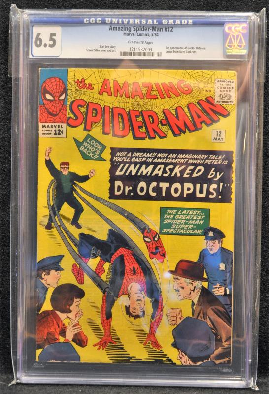 The Amazing Spider-Man #12 (Apr 1964, Marvel) - CGC 6.5