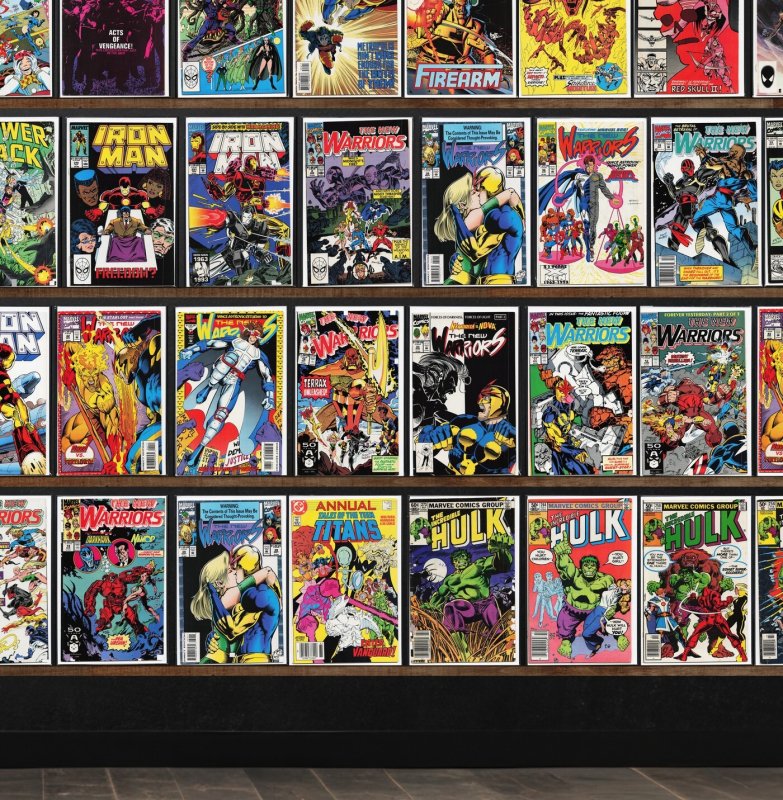 Huge Lot 150+ Comics with The New Warriors, Iron Man & More!