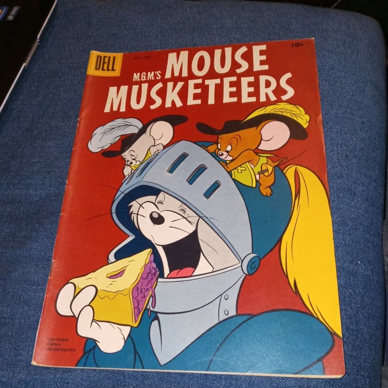 M.g.m's Mouse Musketeers 5 6 10 11 Dell Comics Lot Run Set Tom And Jerry cartoon