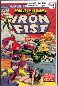 Marvel Premiere #18 (1974) Iron Fist