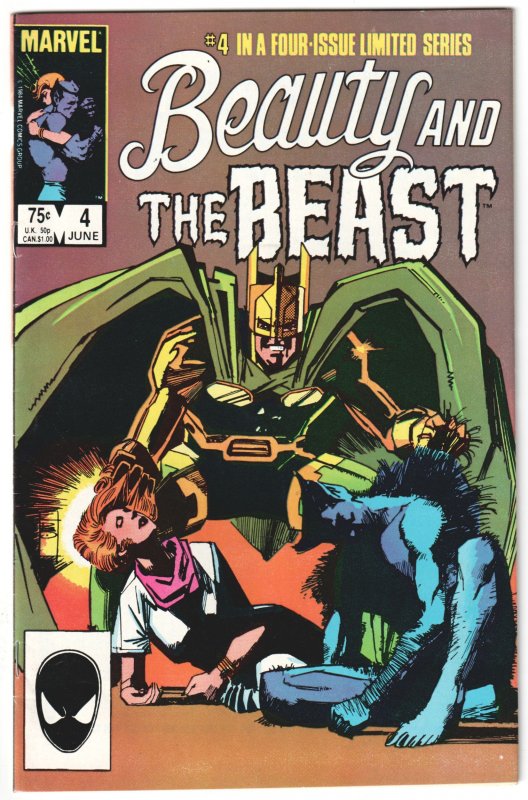 Beauty and the Beast #1, 2, 3, 4 (1985) Complete set!