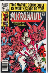Micronauts #21 (1980) Micronauts / Enigma Force