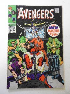 The Avengers #54 (1968) VG- Condition moisture stains