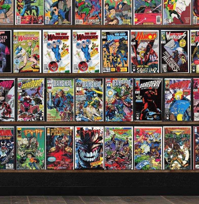 Huge Lot 150+ Comics with Death'S Head Ii, Daredevil, Robin, Wolverine &...