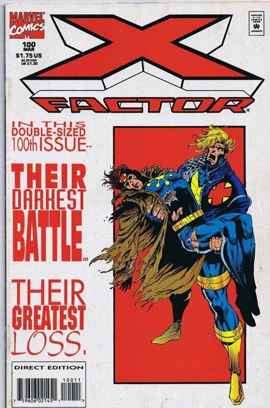 X Factor #100 ORIGINAL Vintage 1994 Marvel Comics 