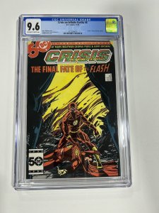 CRISIS ON INFINITE EARTHS 8 CGC 9.6 OW/W PAGES DC COMICS 1985