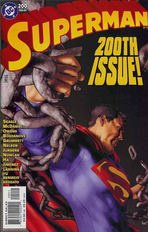 Superman (2nd Series) #200 VF; DC | save on shipping - details inside