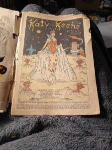 KATY KEEENE #40 Paper Dolls Intact 1958 BILL WOGGON ARCHIE Scifi Book SILVER AGE