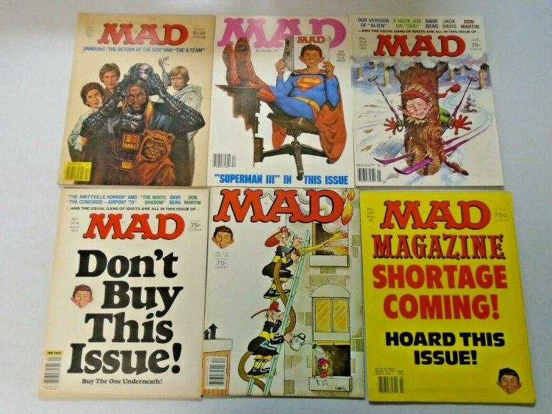 MAD Magazine 80's Lot 16 Different