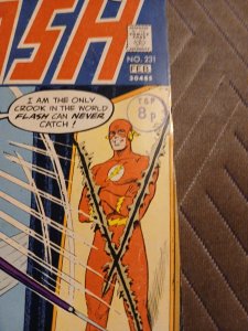 The Flash #231 DC Comics 1975 Bronze Age Convention Of Super Villains Comic Book
