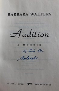 (Signed)Audition(Barbara Walters)autobiography,612p