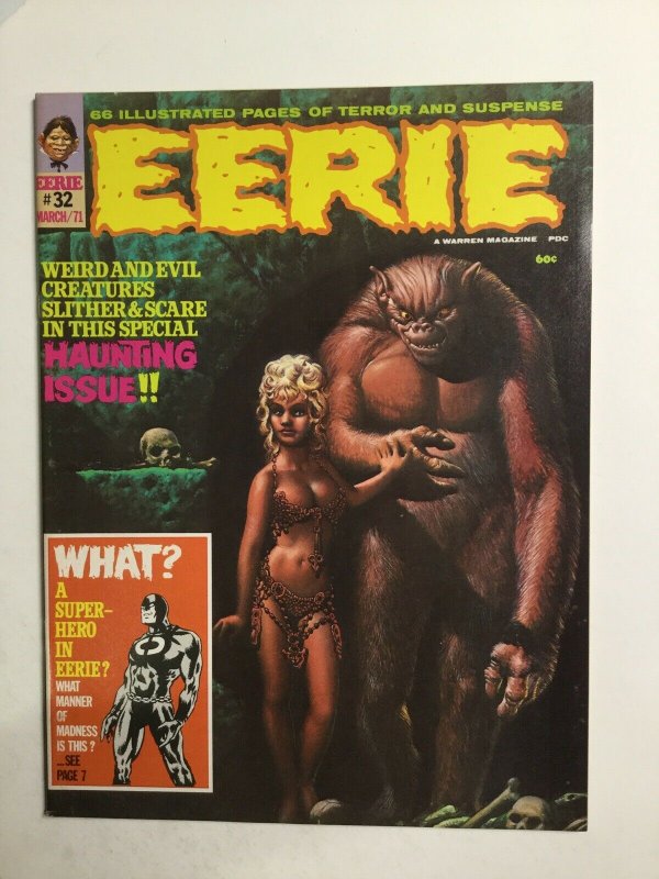 Eerie 32 March 1971 Magazine Near Mint- Nm- 9.2 Warren Magazine