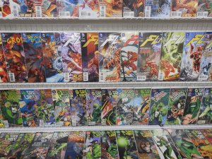 Huge Lot 150+ Comics W/ Flash and Green Lantern! Avg VF Condition!