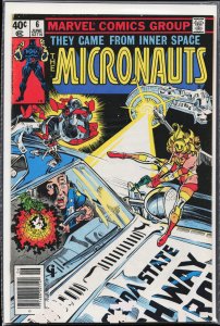 Micronauts #6 Newsstand Edition (1979) Micronauts