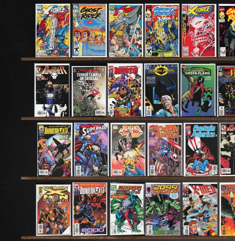 Huge Lot 140+ Comics with The Incredible Hulk, Thunderbolts & More!