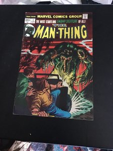 Man-Thing #4 (1974) Origin Foolkiller! Mid high grade! FN/VF Wow!