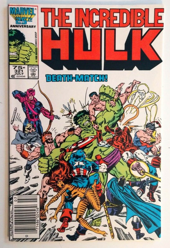 Incredible Hulk #321 NEWSSTAND