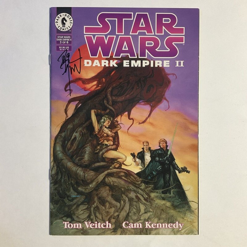 Star Wars Dark Empire II 3 1995 Signed by Dave Dorman Dark Horse NM near mint