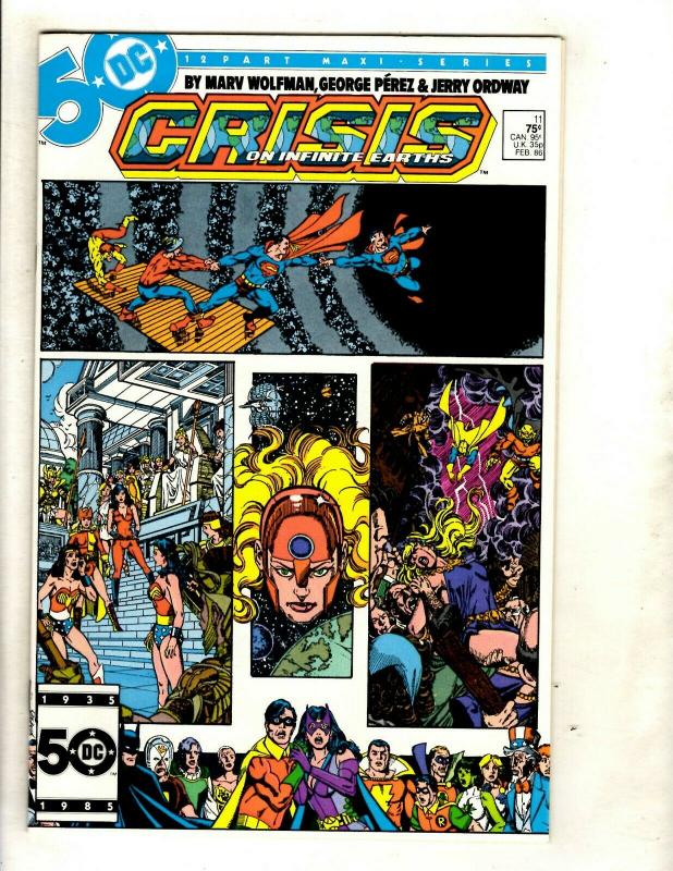 Crisis On Infinite Earths Complete DC Comics # 1 2 3 4 5 6 7 8 9 10 11 12 NM GK5